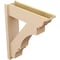 Ekena Millwork 8-in W x 28-in D x 34-in H Balboa Trad Rough Cedar Woodgrain TimberThane Outlooker, Primed Tan OUTUR080X28X34BOA04RCPR - alternate 2